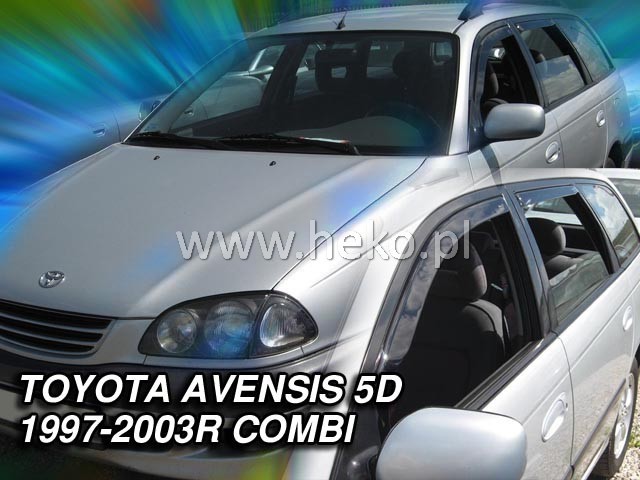 Deflektory na Toyota Avensis Combi 1999-2003 (+zadné)