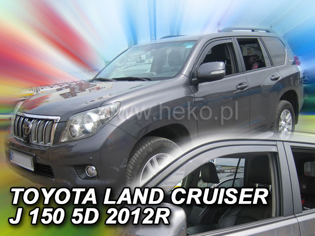 Deflektory na Toyota Land Cruiser J150 od 2009 (predné)