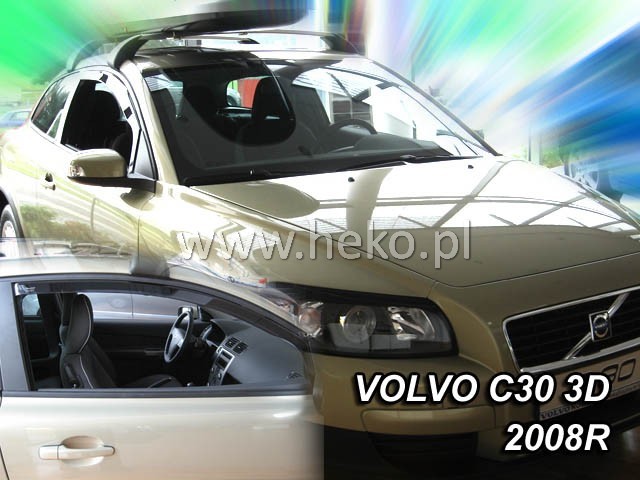 Deflektory na Volvo C30 2006-2013 (predné)