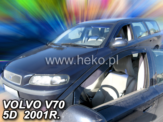 Deflektory na Volvo V70 2000-2007 (predné)