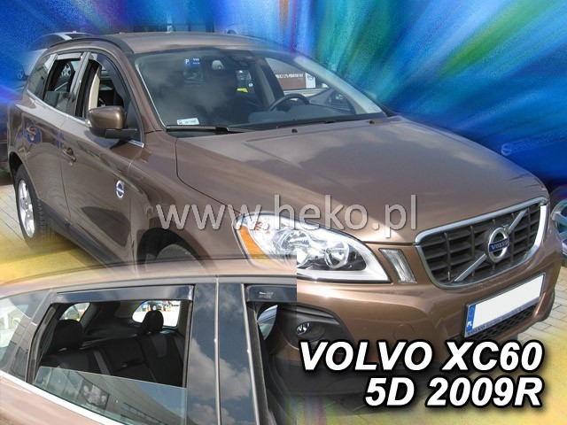 Deflektory na Volvo XC60 2008-2017 (+zadné)