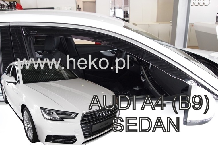 Deflektory na Audi A4 B9 Sedan od 2016 (predné)