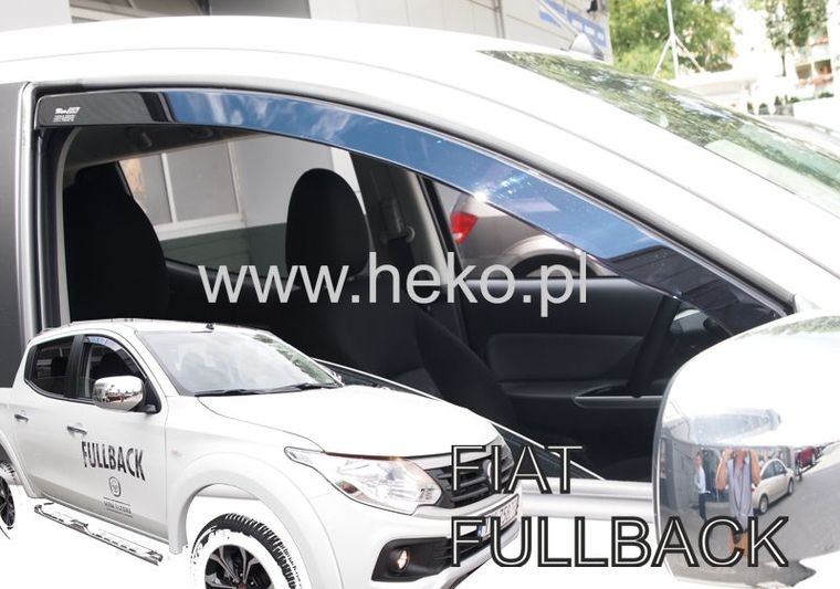 Deflektory na Fiat Fullback od 2016 (predné)