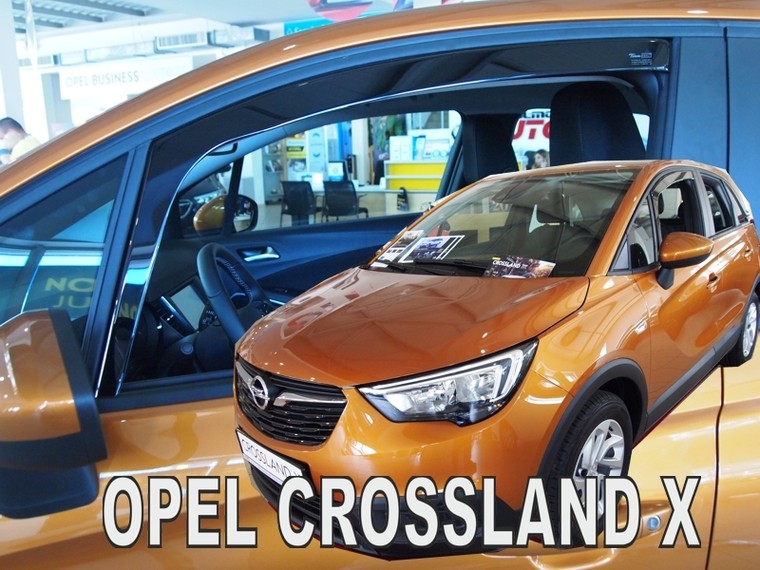 Deflektory na Opel Crossland X od 2017 (predné)