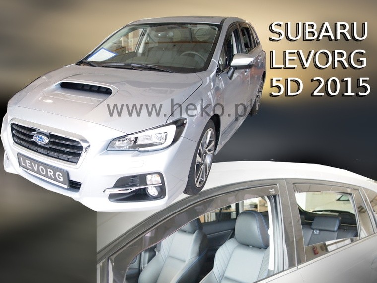 Deflektory na Subaru Levorg od 2015 (+zadné)