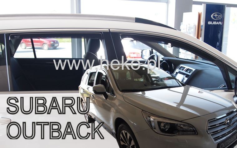 Deflektory na Subaru Outback od 2015 (+zadné)