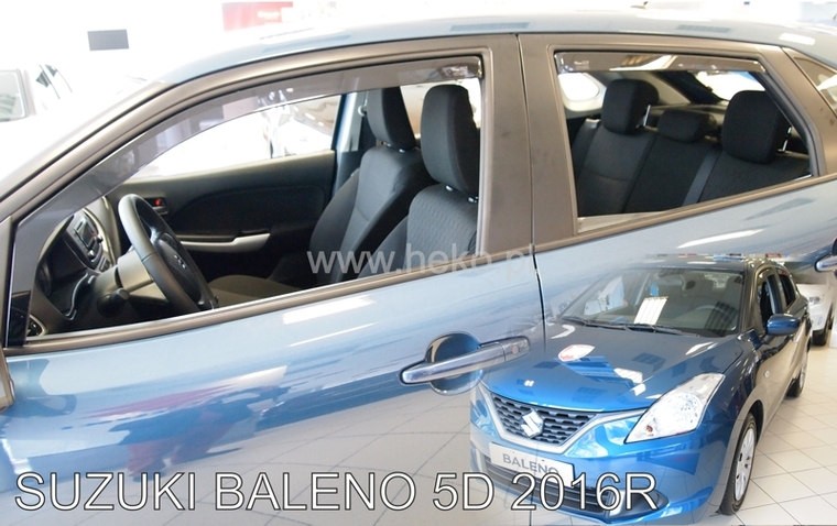 Deflektory na Suzuki Baleno od 2016 (+zadné)
