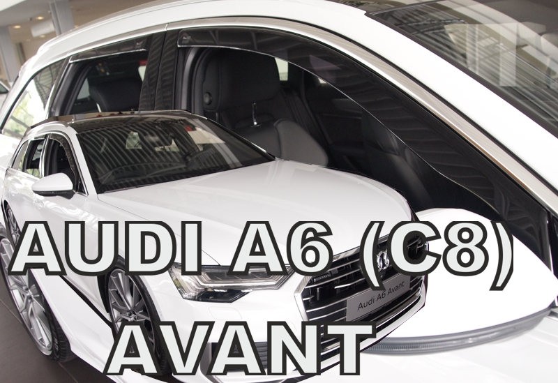 Deflektory na Audi A6 C8 Combi od 2018 (+zadné)