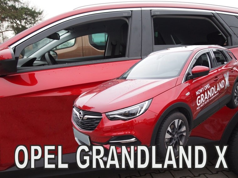 Deflektory na Opel Grandland X od 2017 (+zadné)