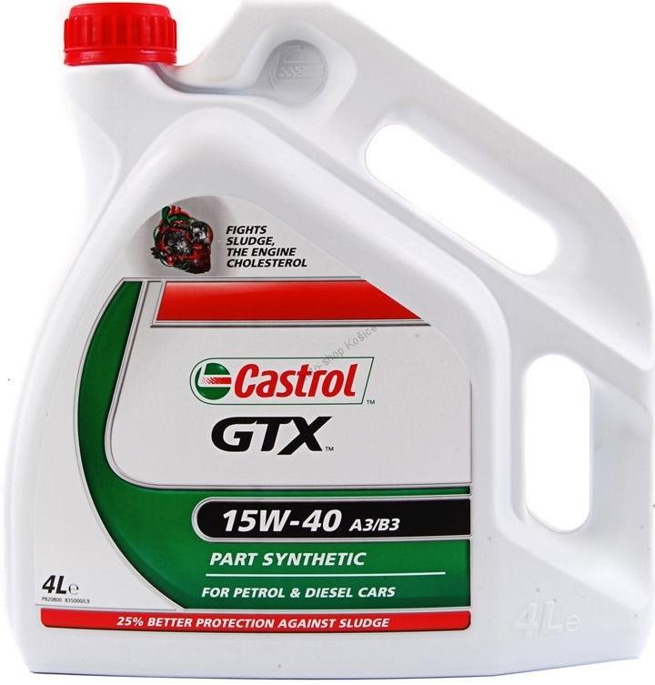 Castrol GTX 15W-40 A3/B3, 4L