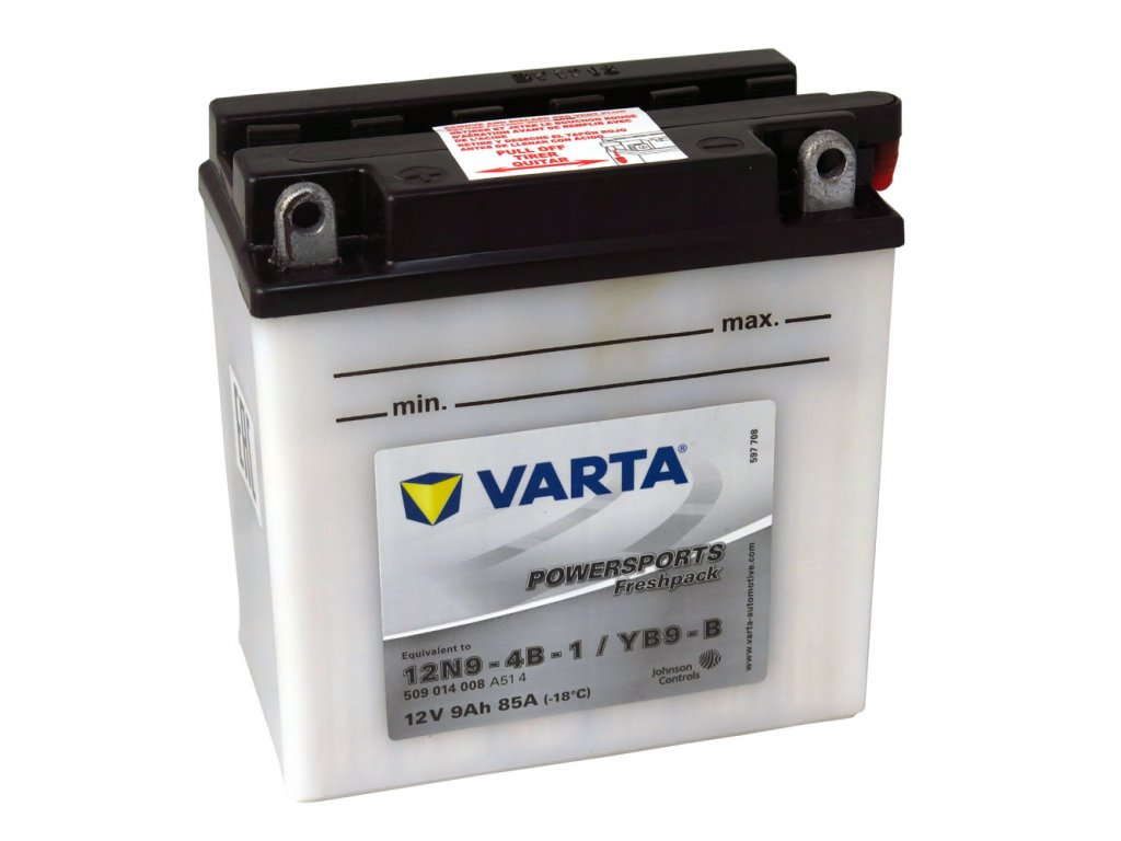 Motobatéria VARTA 12N9-4B-1 / YB9-B, 9Ah, 12V