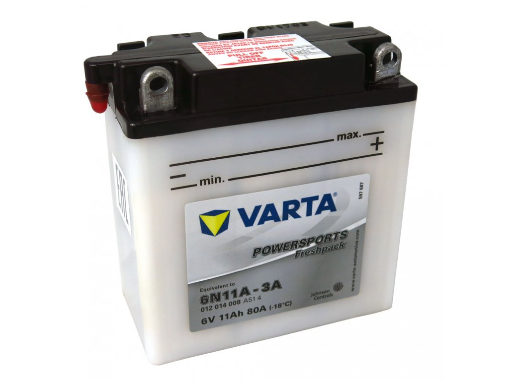 Motobatéria VARTA 6N11A-3A, 11Ah, 6V
