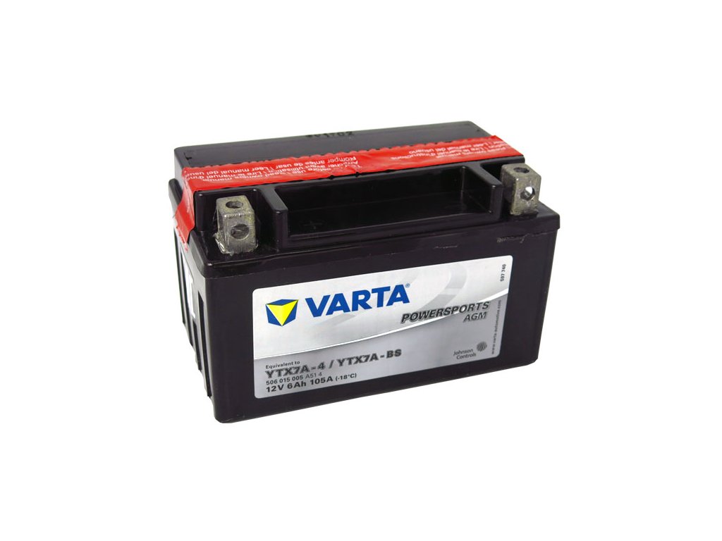 Motobatéria VARTA YTX7A-BS, 6Ah, 12V
