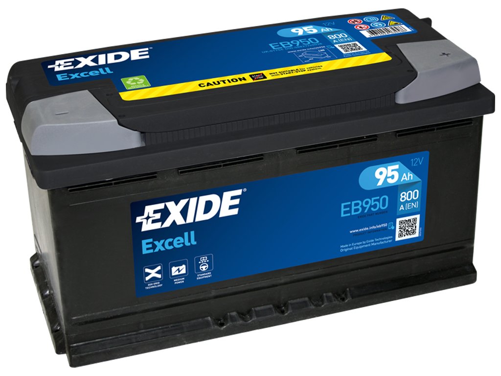 Autobatéria EXIDE EXCELL 12V 95Ah 800A EB950