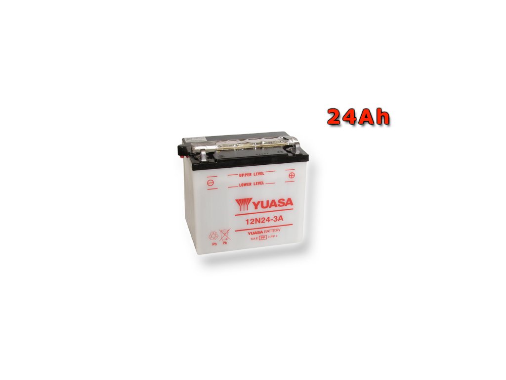 Motobatéria YUASA 12N24-3A 24Ah, 12V