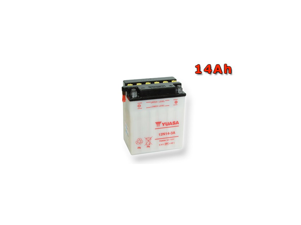 Motobatéria YUASA 12N14-3A 14Ah, 12V