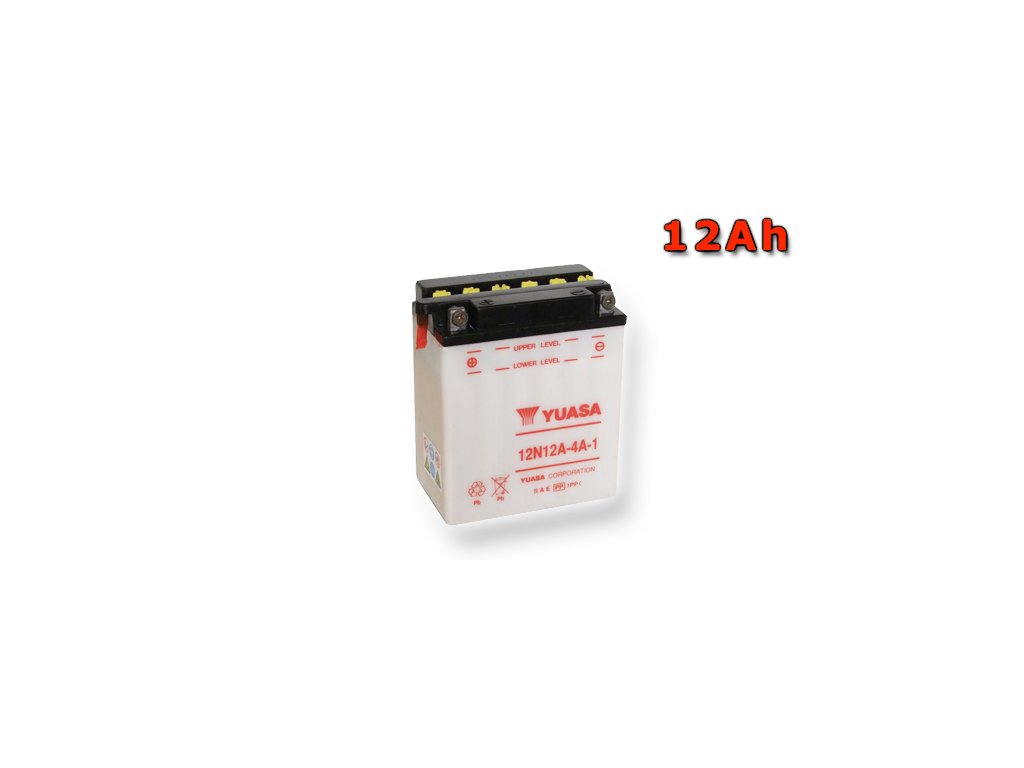 Motobatéria YUASA 12N12A-4A-1 12Ah, 12V