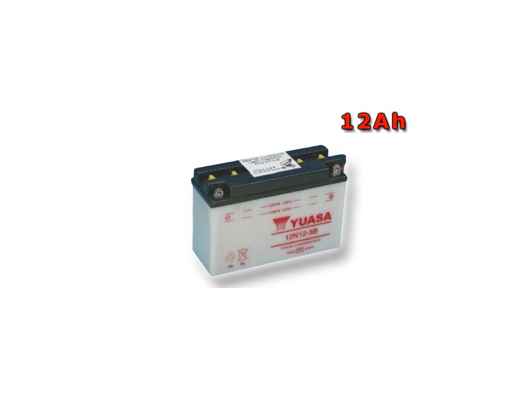 Motobatéria YUASA 12N12-3B 12Ah, 12V