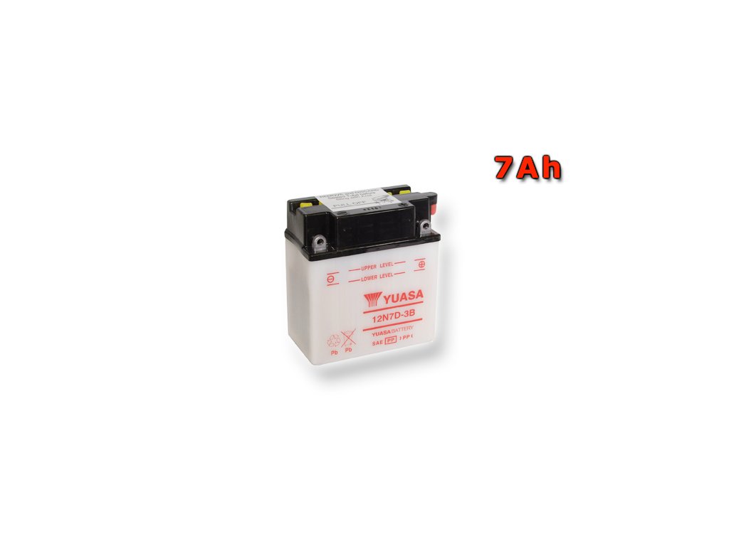 Motobatéria YUASA 12N7D-3B 7Ah, 12V
