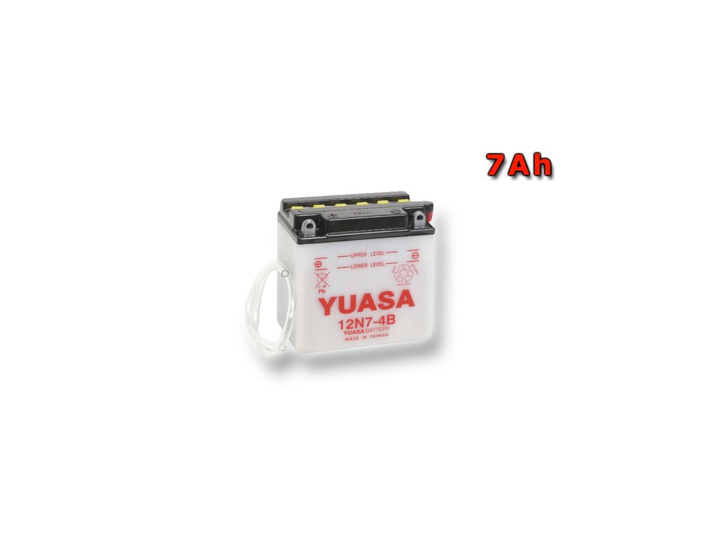 Motobatéria YUASA 12N7-4B 7Ah, 12V