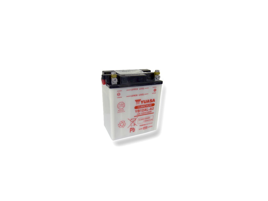 Motobatéria YUASA YB12AL-A2 12Ah, 12V