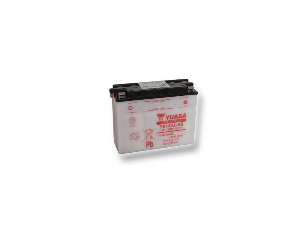 Motobatéria YUASA YB16AL-A2 16Ah, 12V