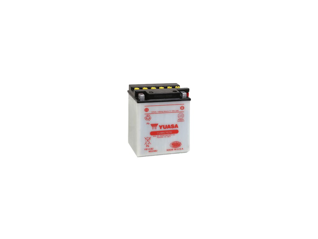 Motobatéria YUASA YB14-B2 14Ah, 12V