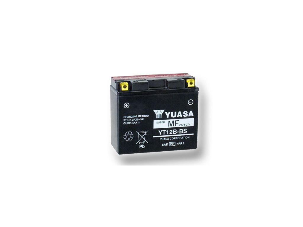 Motobatéria YUASA YT12B-BS 10Ah, 12V
