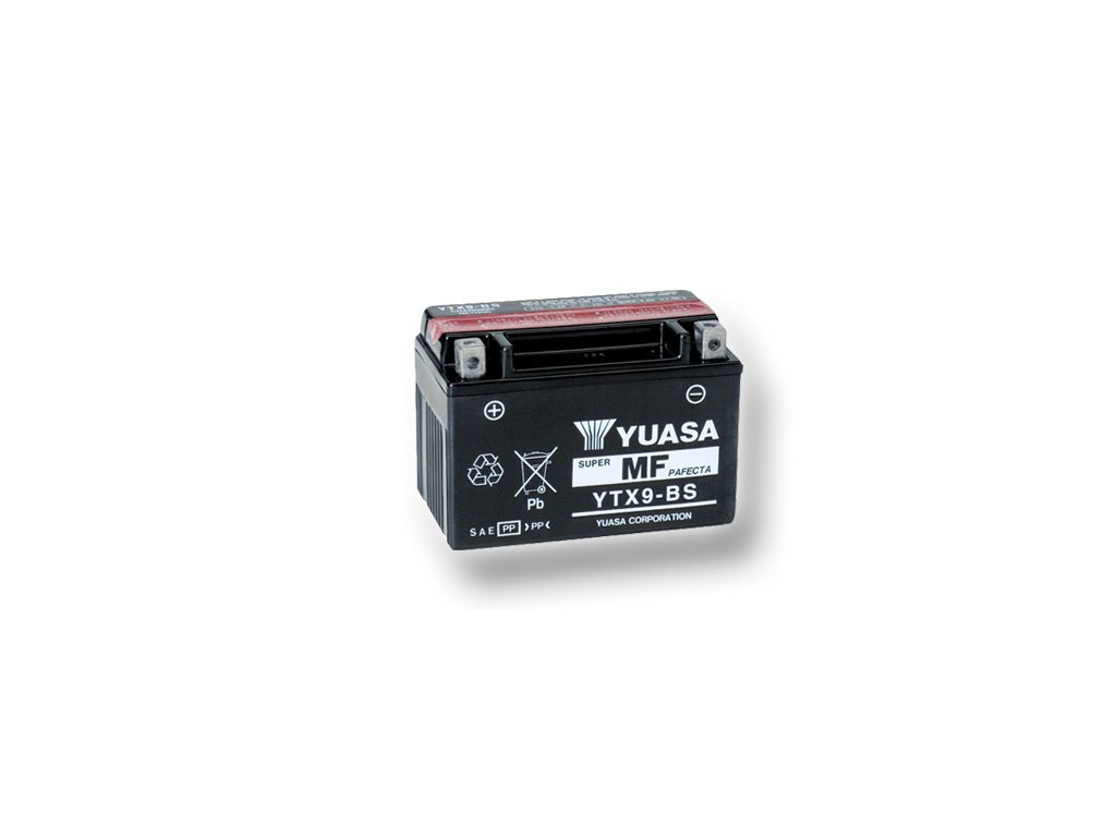 Motobatéria YUASA YTX9-BS 8Ah, 12V