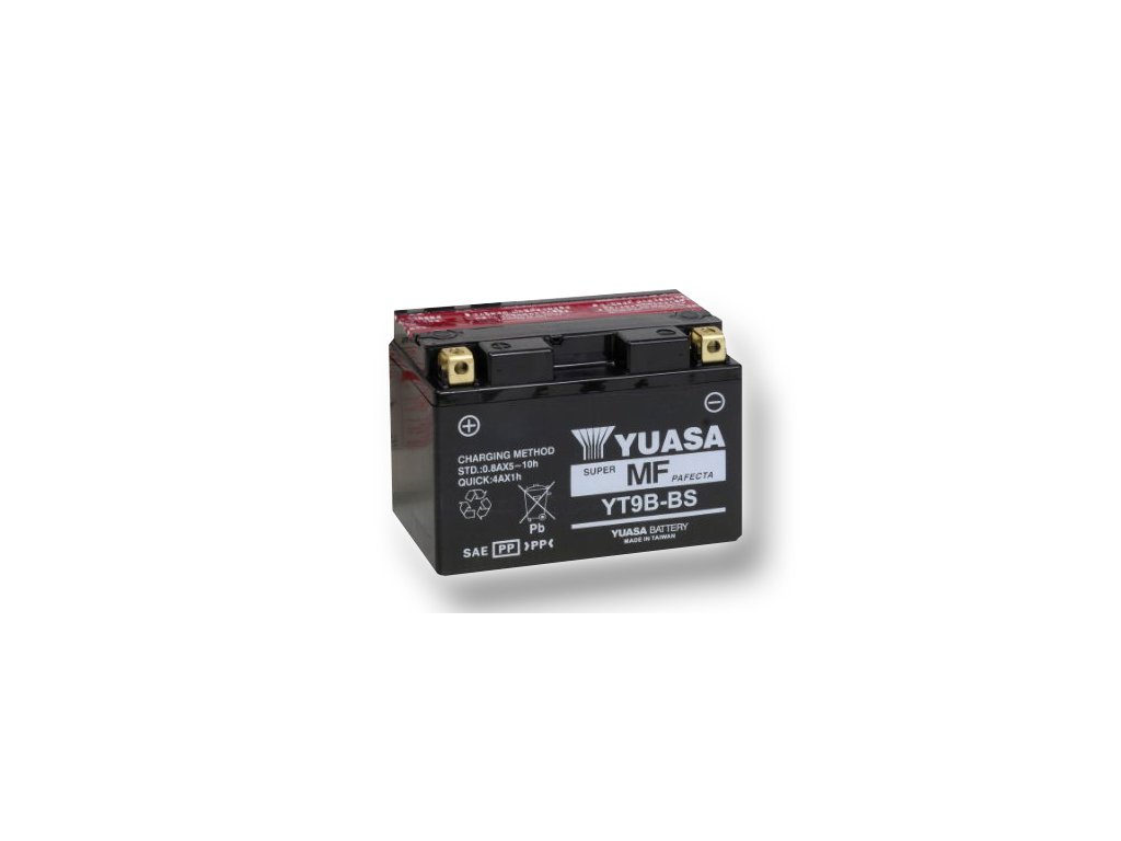 Motobatéria YUASA YT9B-BS 8Ah, 12V