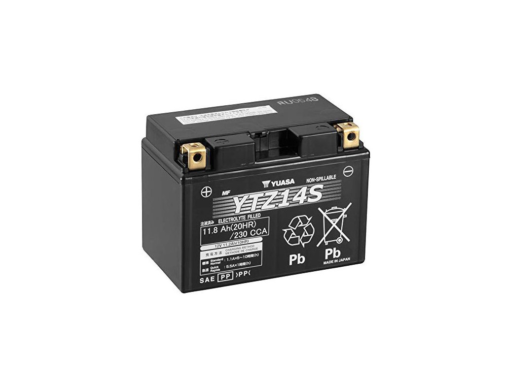 Motobatéria YUASA YTZ14S 11.2Ah, 12V