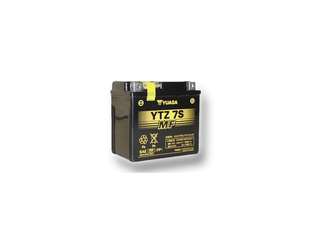 Motobatéria YUASA YTZ7S 6Ah, 12V