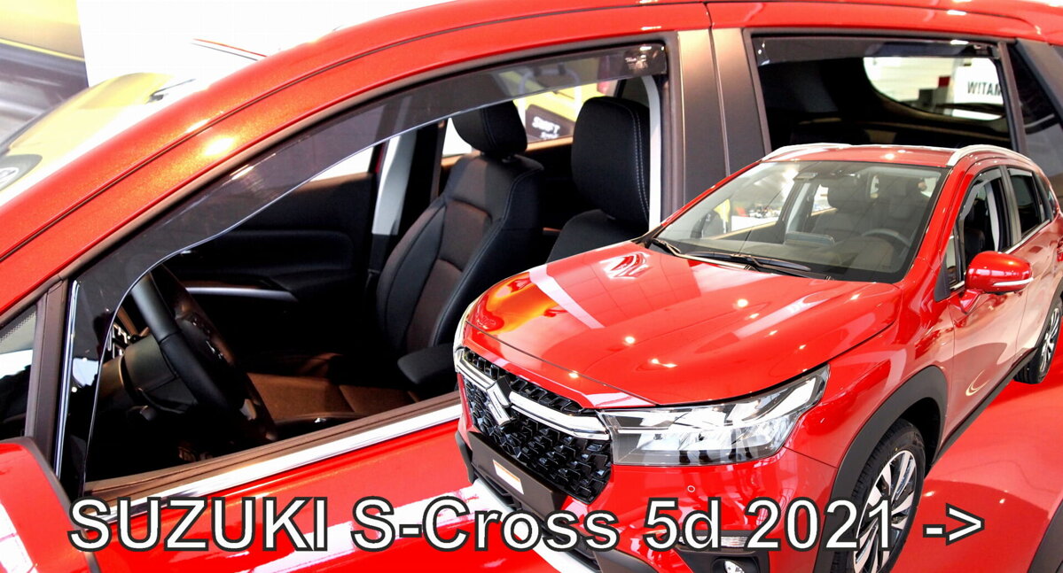 Deflektory na Suzuki S-Cross od 2021 (+zadné)