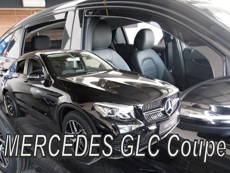 Deflektory na Mercedes Class GLC Coupe C253 od 2017 (+zadné)