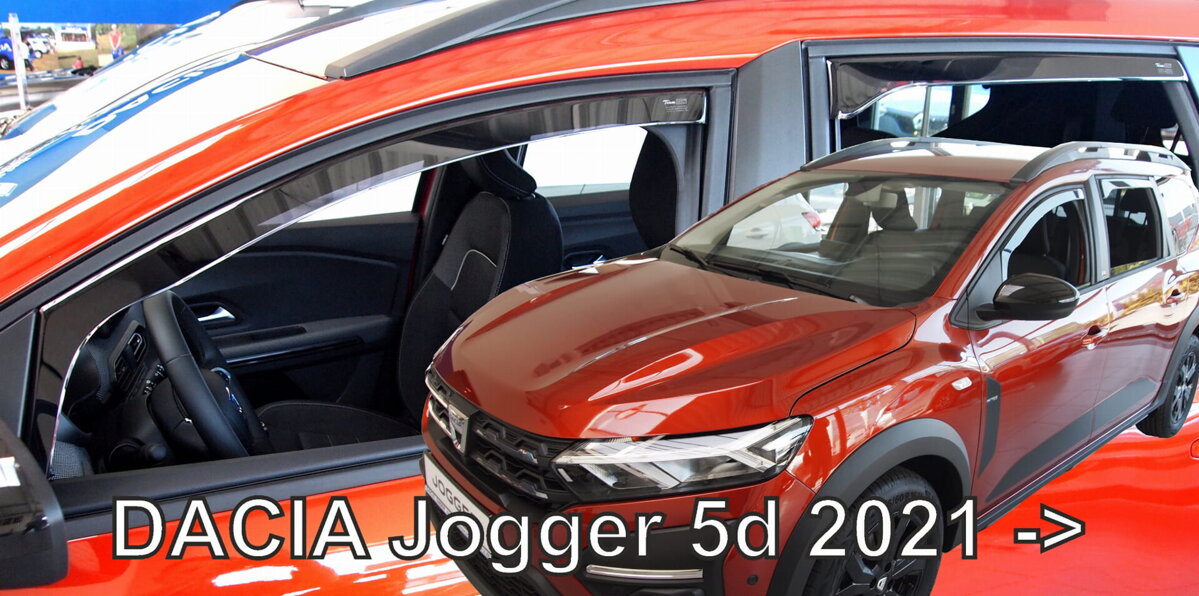 Deflektory na Dacia Jogger od 2021 (+zadné)