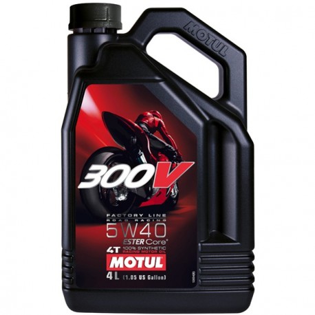 MOTUL 300V FACTORY LINE ROAD RACING 5W-40 4L