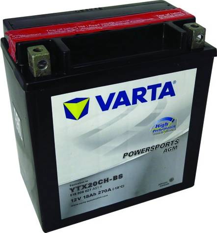 Motobatéria VARTA YTX20CH-BS, 18Ah, 12V