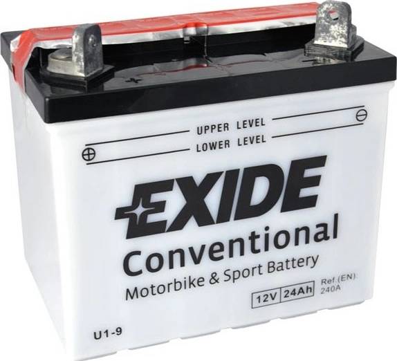 Motobatéria EXIDE BIKE Conventional 24Ah, 12V, U1-9