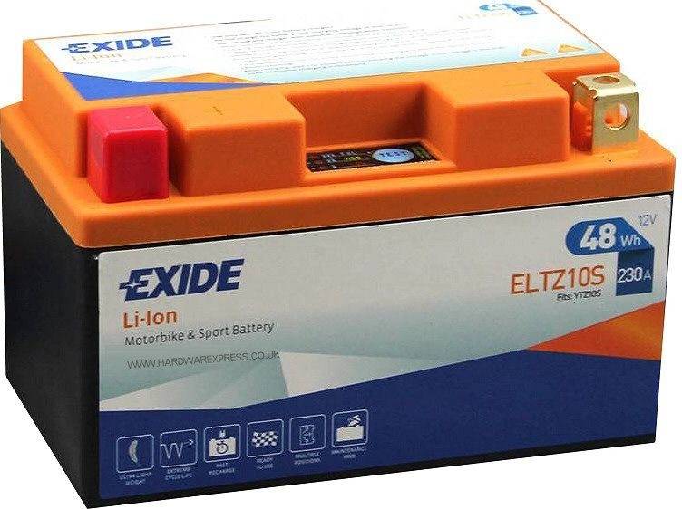 Motobatéria EXIDE BIKE Li-Ion 4Ah, 12V, ELTZ10S