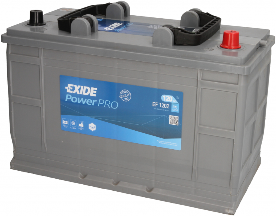 Autobatéria EXIDE PowerPRO 120Ah, 12V, EF1202