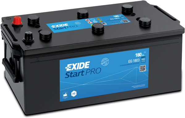 Autobatéria EXIDE StartPRO 180Ah, 12V, EG1803